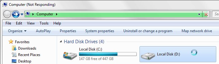 Disque dur non reconnu après scan prolongé par logiciel sur support défaillant